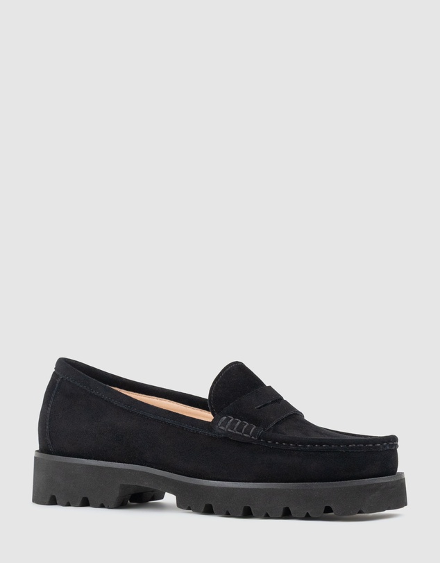 Edward Meller - HENDRIX Penny Loafer on Chunky Sole