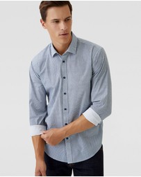 Oxford - Kenton Printed Cotton Shirt