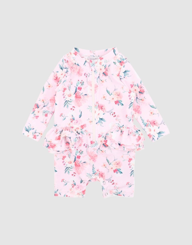 Minihaha - Sydney LS Ruffle Rash Suit - Babies-Kids
