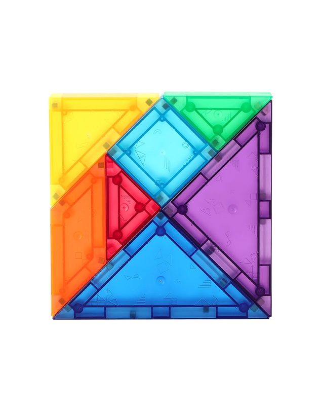 Magnetika - Magnetic Tile Tangram 61 Piece