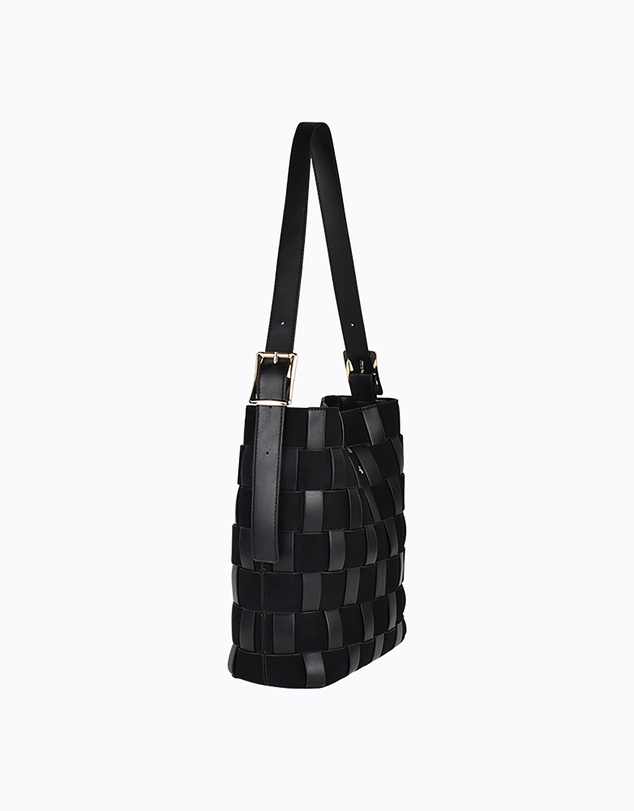 PETA AND JAIN - Roni Woven Bucket Bag