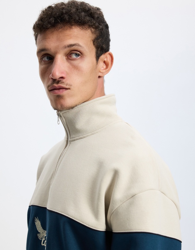 Thrills - Between Chaos Calm Quarter Zip Fleece Sweat