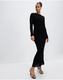 Third Form - Line Up Knit Maxi Dress