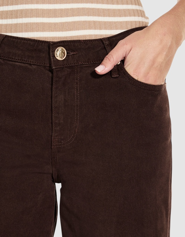 GUESS - Mid-Rise Sexy Palazzo Wide Leg Jeans