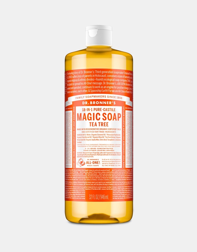 Dr Bronner's - Pure Liquid Castile Soap Tea Tree 946ml