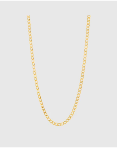 Najo - Marchioness Yellow Gold Chain Necklace (45cm+ext)
