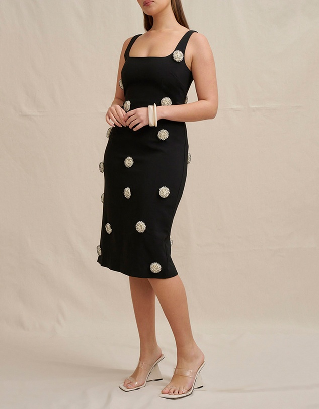 BY JOHNNY. - Priscilla Pearl Midi Dress