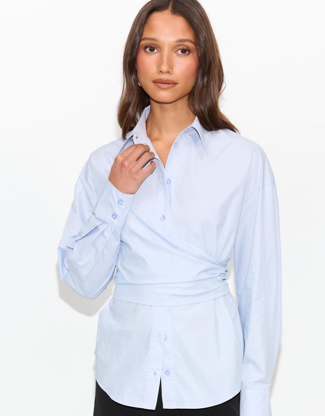 Dazie - Saffron Wrap Shirt