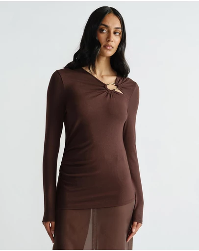 Decjuba - Tiana Metal Detail Top