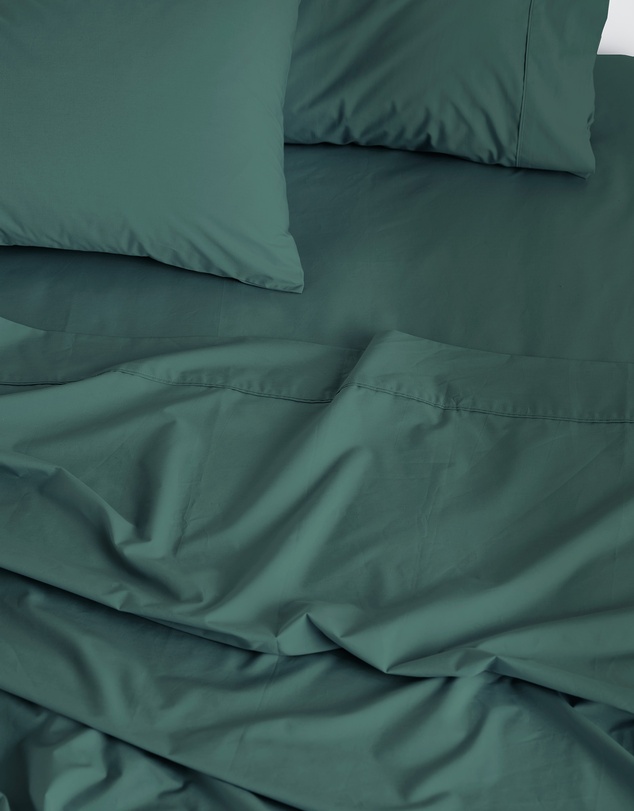 Linen House - Vienna 300TC Cotton Percale Sheet Set 50cm