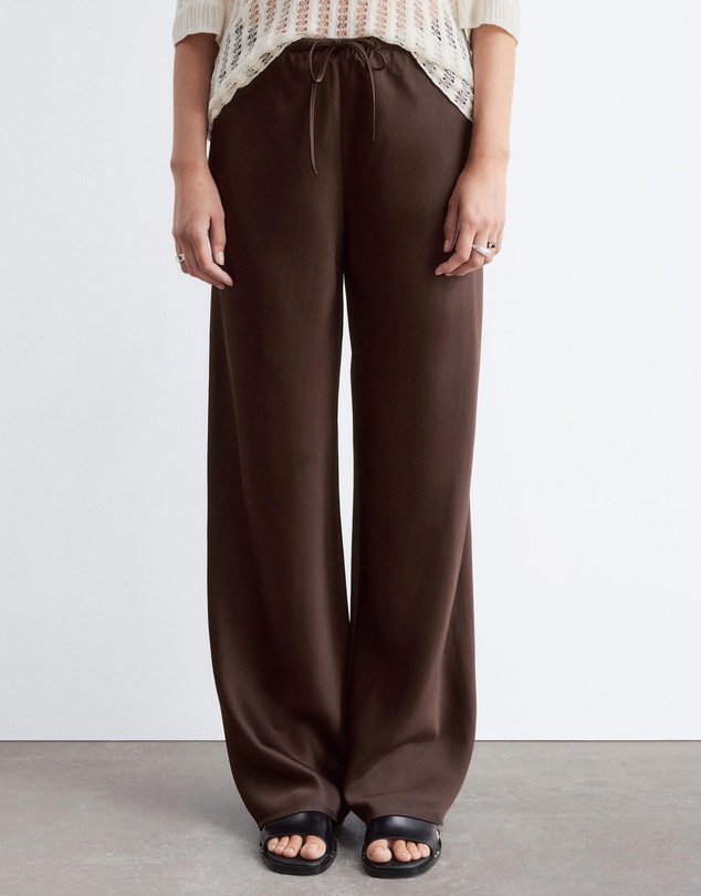 & Other Stories - Drawstring Twill Trousers