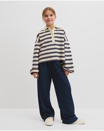 Country Road - Teen Organically Grown Cotton Long Sleeve Stripe Rugby Top