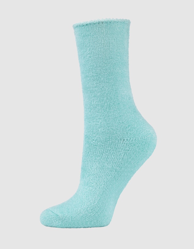 Bamboozld - 3 Pack Fluffy Bamboo Lounge Bed Crew Socks
