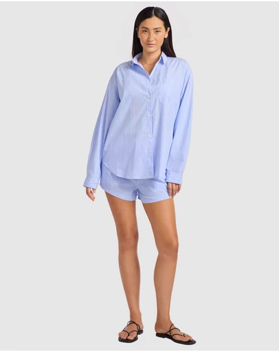 Seafolly - Wear Now Stripe Oversized Shirt