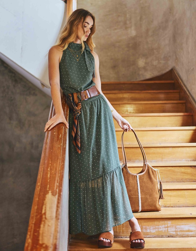 Belle & Bloom - Let It Flow Tiered Maxi Skirt