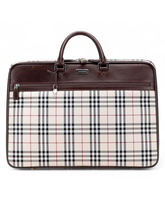 Pre-Loved by Azura Reborn - Pre-Loved House Check Canvas Travel Bag