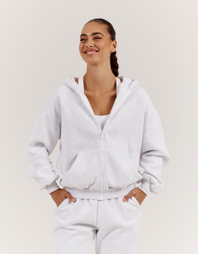 Muscle Republic - Oversized Zip Up Hoodie