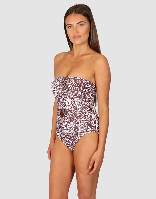 Baku Swimwear - Havana Bandeau One Piece Swimsuit