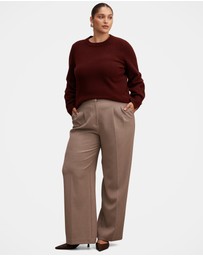 Forever New Curve - Eva Curve Pleated Wide Leg Pants
