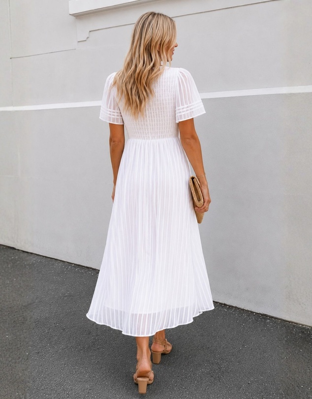 Esther & Co - Iolana Dress - White
