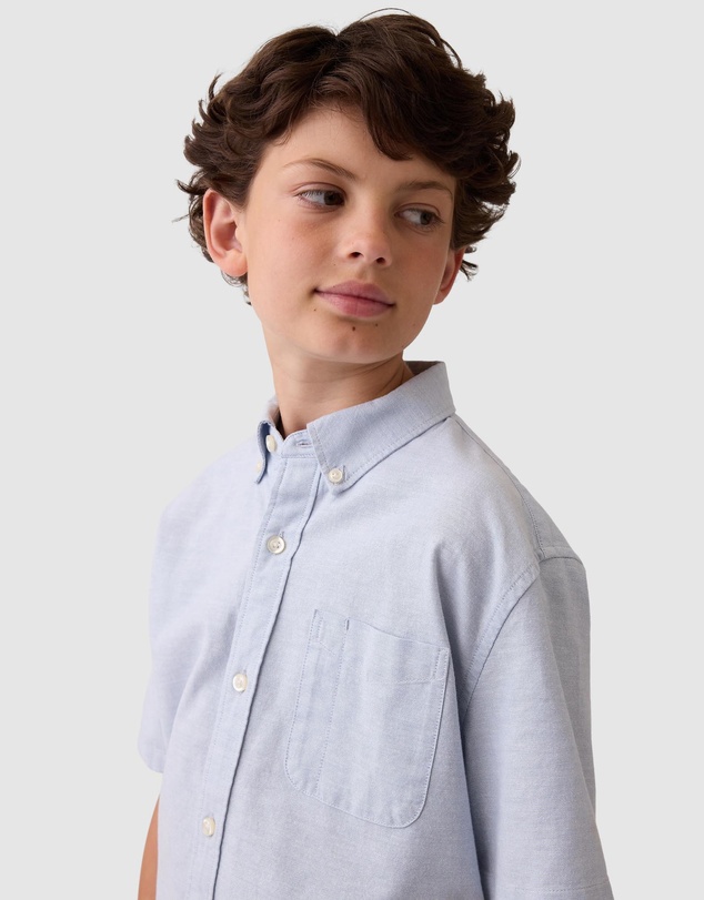 GAP - SS Standard Oxford Shirt - Teens