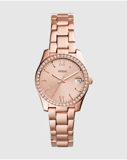 Fossil - Scarlette Rose Gold-Tone Analogue Watch ES4318