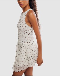 Free People - Raven Printed Mini Dress