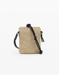 Desigual - Raffia phone holder wallet