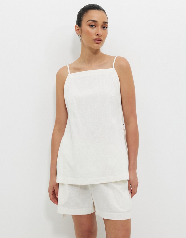 Calli - Lyauna Tie Side Top