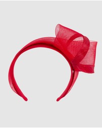 Fillies Collection - Red Headband Fascinator