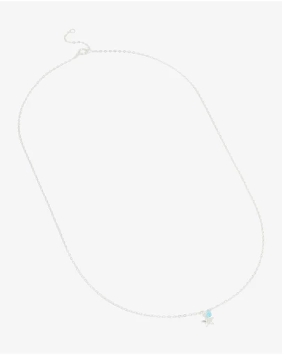 Lovisa - Sterling Silver Blue Cubic Zirconia & Starfish Pendant Necklace