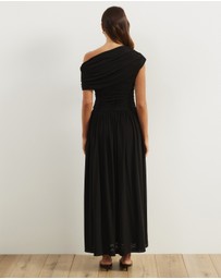 Atmos&Here - Winnie Off Shoulder Mesh Maxi Dress