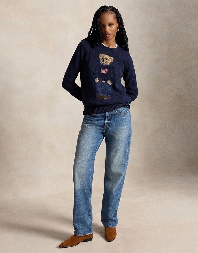 Polo Ralph Lauren - Polo Bear Cotton-Linen Sweater - The ICONIC Exclusive
