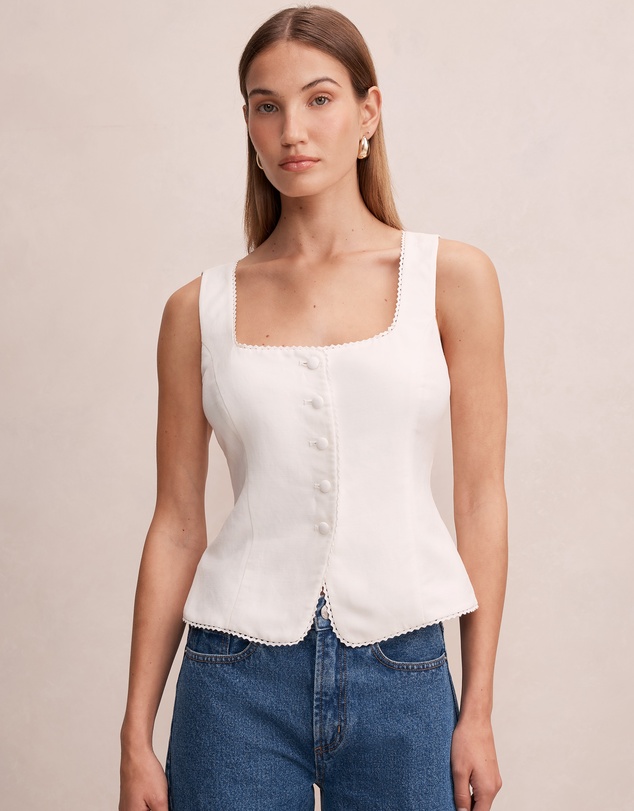 Forever New - Romy Button Top