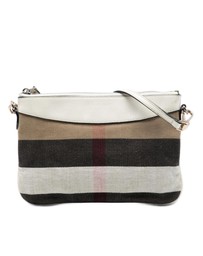 Pre-Loved by Azura Reborn - Pre-Loved Mega Check Canvas Peyton Crossbody
