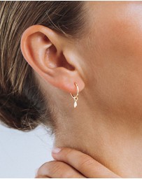 SAINT VALENTINE - Indi Mini Hoops - Gold - ICONIC EXCLUSIVE