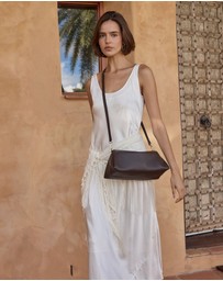 VESTIRSI - Rita Dark Chocolate Crossbody Bag