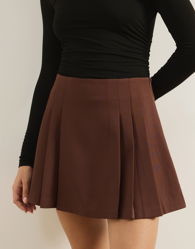 Atmos&Here - Ciel Pleated Mini Skirt