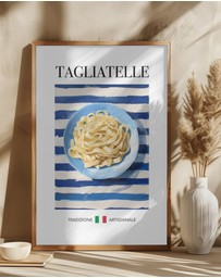 Olive et Oriel - Tagliatelle by Andreas Magnusson Art Print