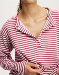 Cotton On Body - Super Soft Waffle Henley Top