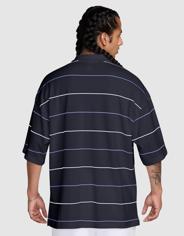 Nike - Sportswear Club Oversized Striped Polo