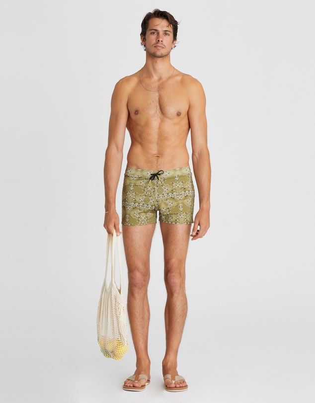 Aqua Blu Australia - Driftwood Lycra Swim Shorts