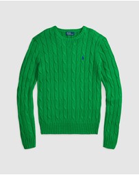 Polo Ralph Lauren - Cable-Knit Cotton Crewneck Sweater