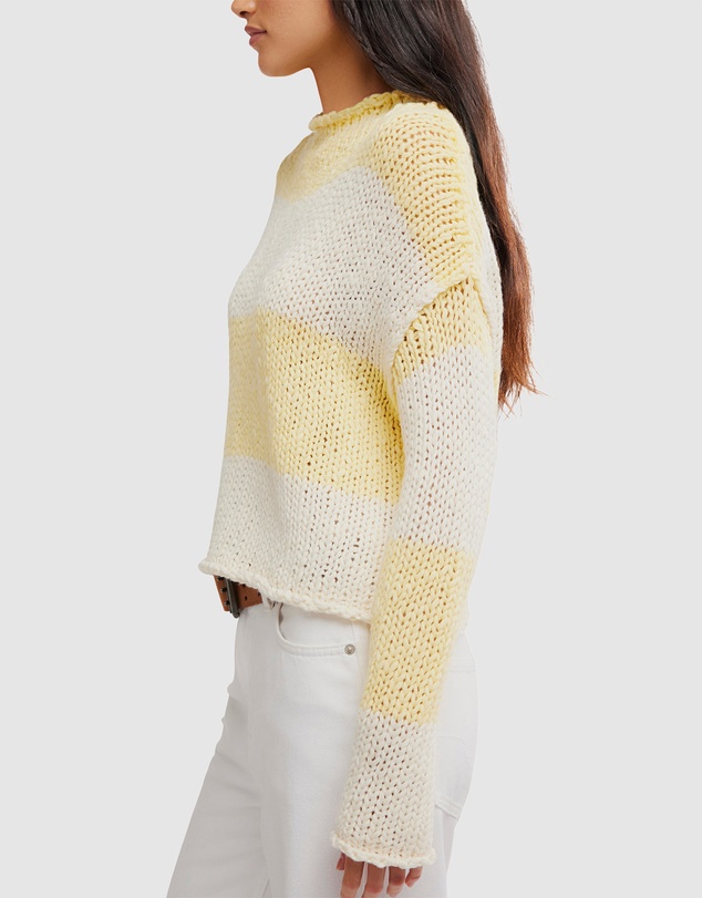 Free People - Opal Rugby Stripe Sweater