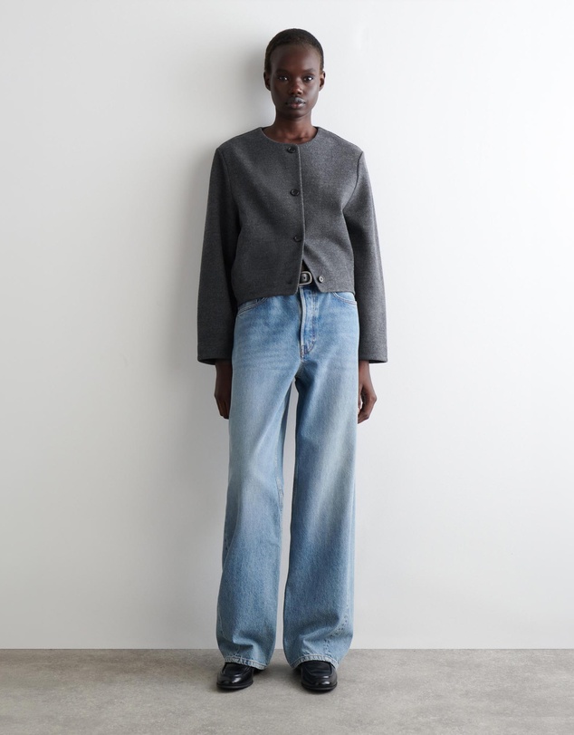 COS - Boiled Merino Wool Cardigan