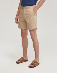 Oxford - Zeke Cotton Stretch Shorts
