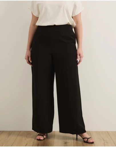 Atmos&Here Curvy - Eira Straight Leg Tailored Pants