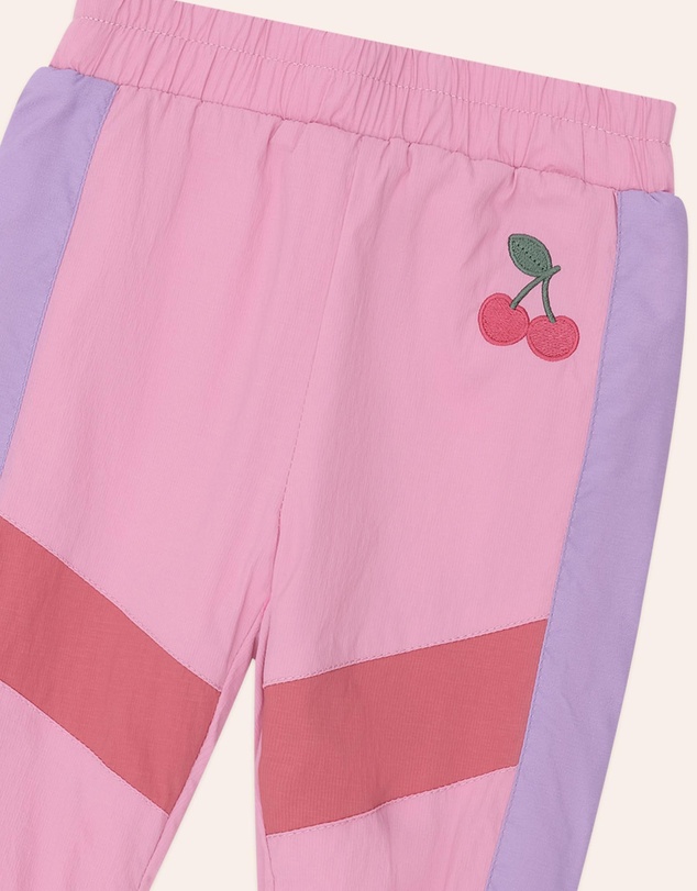 Huxbaby - Retro Cherry Spliced Trackpants - Babies-Kids