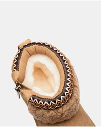 EVERAU - Australian Shepherd Ugg Brunel Kids Cow Suede Upper UGG Boots