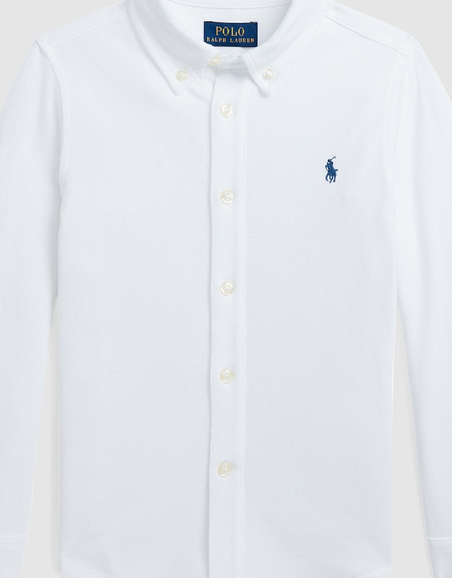 Polo Ralph Lauren - Featherweight Cotton Mesh Shirt - Kids